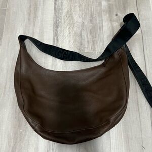 Baggu leather medium crescent bag